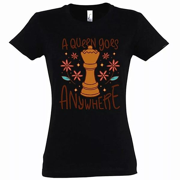 Youth Designz T-Shirt "A Queen Goes Anywhere" Damen Shirt mit trendigem Fro günstig online kaufen