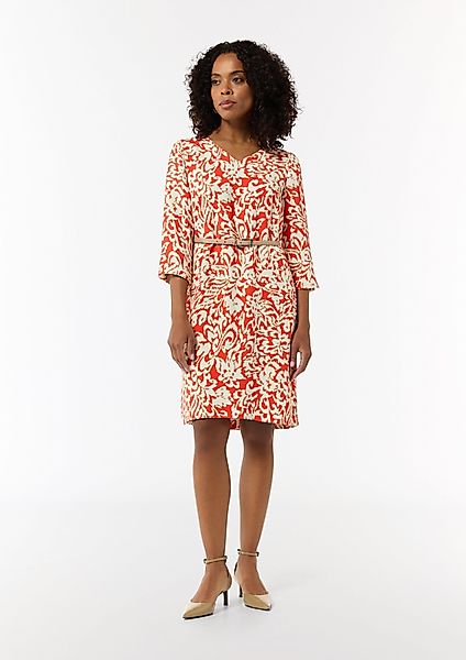 Comma Minikleid Gemustertes Kleid aus Crêpe günstig online kaufen