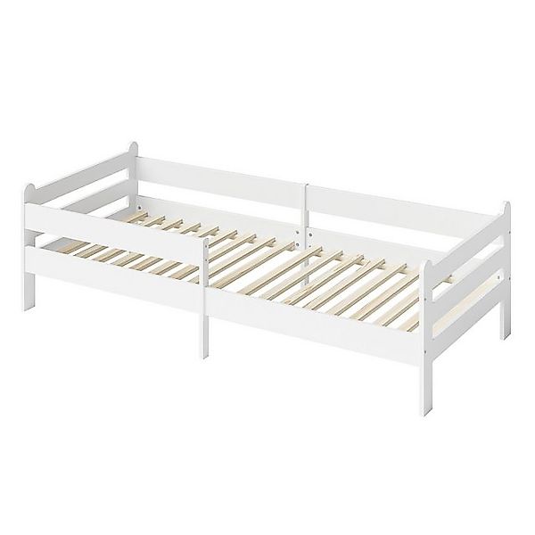 Bellabino Kinderbett Kuru (Einzelbett 90x200 cm in weiß mit Matratze), aus günstig online kaufen