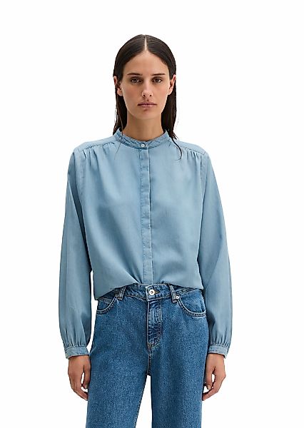 Marc OPolo Jeansbluse loose fit aus Leinen-Mix günstig online kaufen
