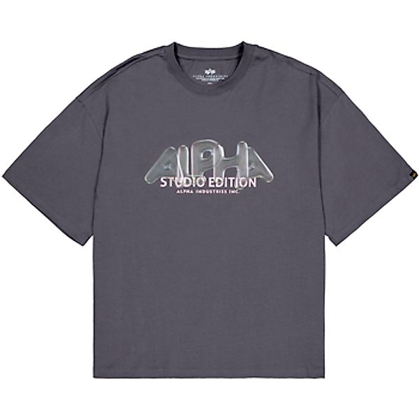 Alpha Industries  T-Shirts & Poloshirts Studio Edition Vibe T - vintage gre günstig online kaufen