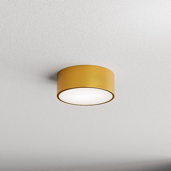 Deckenlampe Cleo 200, gold, Sensor, IP54, Ø 20 cm, Metall günstig online kaufen