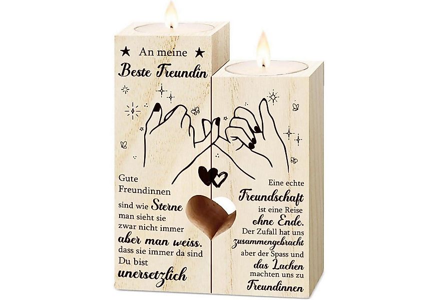 LuxusKollektion Badaccessoire-Set Kerzenständer Personalisierte Geschenke B günstig online kaufen