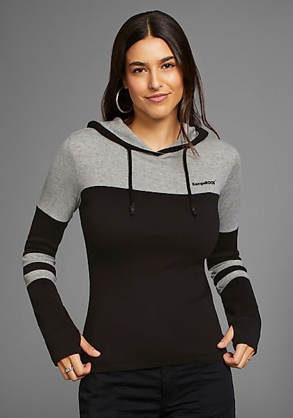 KangaROOS Kapuzenshirt mit Colorblock günstig online kaufen