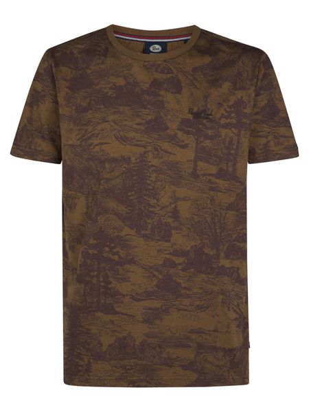 Petrol Industries T-Shirt T-Shirt mit Allover-Muster günstig online kaufen