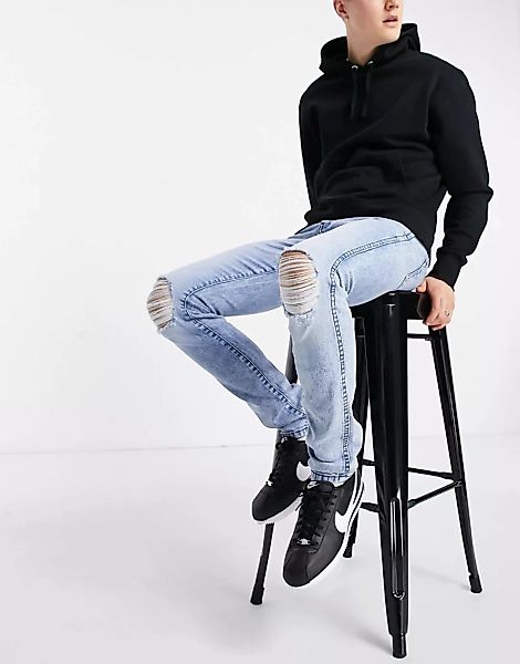 Dr Denim – Snap – Enge Jeans-Blau günstig online kaufen