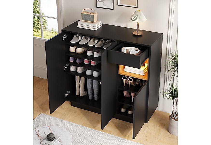 STILVORA Schuhschrank mit Schublade,Aufwahrungsschrank Schuhregal mit verst günstig online kaufen