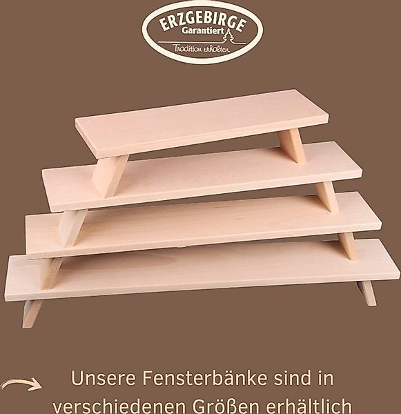 Weigla Schwibbogen-Fensterbank Weihnachtsdeko, aus Buchenholz, buche-hell, günstig online kaufen