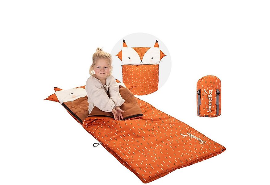 Skandika Schlafsack Soti, Schlafsack für Kinder bis 150 cm, buntes Design F günstig online kaufen