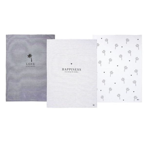 Bastion Collections Geschirrtuch, Farbe: Weiß, Motiv: günstig online kaufen