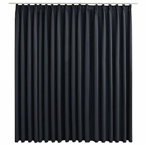 vidaXL Verdunkelungsvorhang mit Haken Schwarz 290 x 245 cm günstig online kaufen