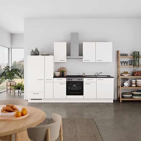 nobilia® Küchenzeile »"Laser I", Ausrichtung wählbar, Breite 300 cm« vormon günstig online kaufen