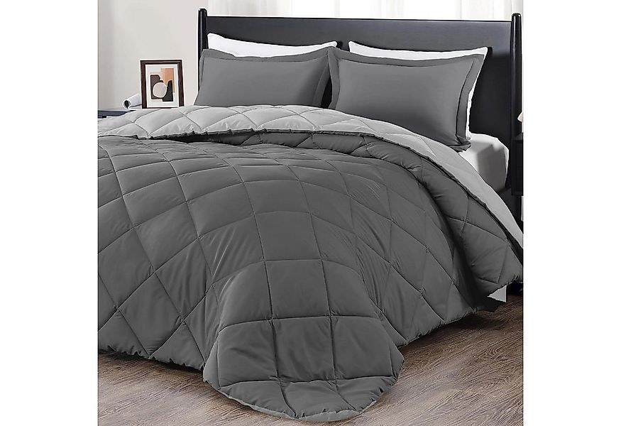 ibettertec Microfaserbettdecke Ganzjahresdecke,Bettdecke 135x200cm, 200x200 günstig online kaufen