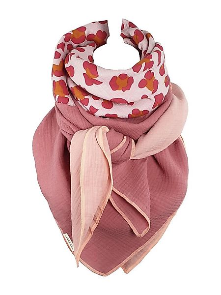 wundabaa Modetuch Musselintuch Leoprint Color Blocking günstig online kaufen