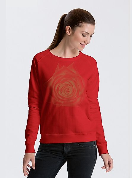Bio Damen-sweatshirt Rose günstig online kaufen