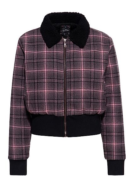 QueenKerosin Winterjacke (1-St) mit Teddy-Kragen günstig online kaufen