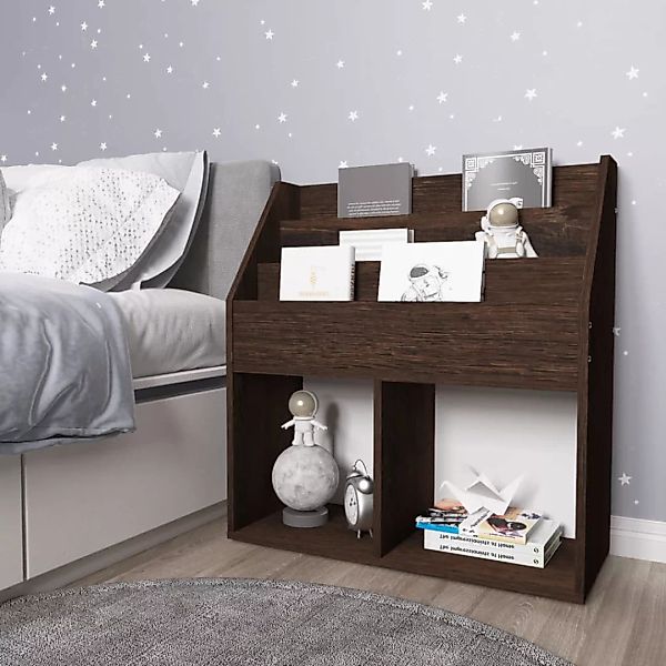 Kinder-bücherregal Reuchereiche 71x30x78,5 Cm Spanplatte günstig online kaufen