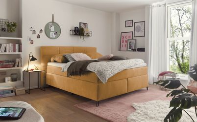 set one by Musterring Boxspringbett "Fairfield" mit Metallfuß schwarz, Wend günstig online kaufen