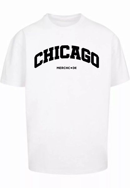 Merchcode T-Shirt Merchcode Herren Chicago Wording - Heavy Oversize Tee (1- günstig online kaufen