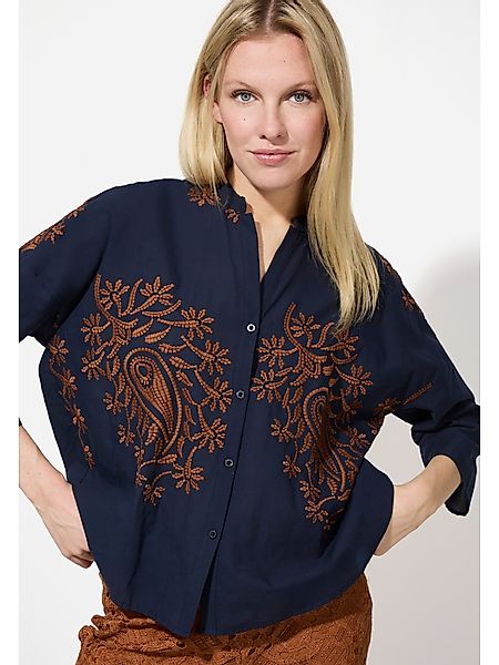MORE&MORE Klassische Bluse Hemdbluse günstig online kaufen