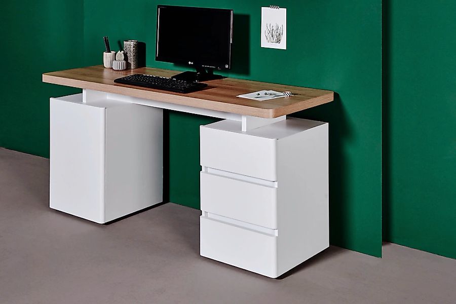 Jahnke Schreibtisch "CU-LIBRE C 250", wechselseitig montierbar günstig online kaufen