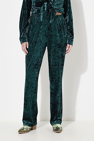 Ulla Popken Schlupfhose Samthose Ruby gerades Bein Elastikbund günstig online kaufen