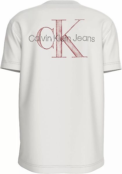 Calvin Klein Jeans T-Shirt "TEXTURED MONOLOGO TEE", mit Backprint günstig online kaufen