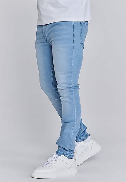 Siksilk Slim-fit-Jeans SikSilk Herren Blaue Slim Fit Jeans günstig online kaufen