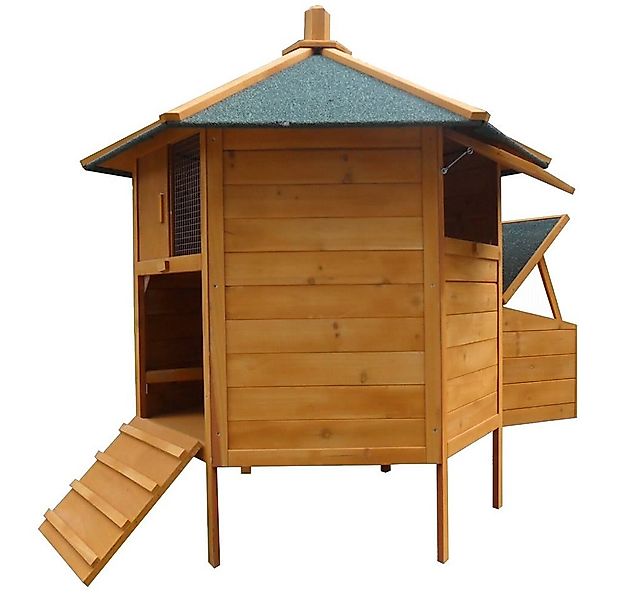 Feel2Home Kleintierkäfig XXL Hühnerstall Grau Kleintierhaus Geflügel Hasenk günstig online kaufen