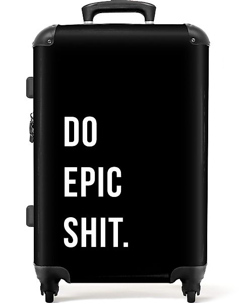 NoBoringSuitcases.com© Hartschalen-Trolley Zitate - Mach epischen günstig online kaufen