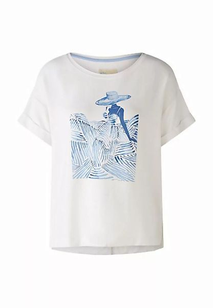 Oui T-Shirt T-Shirt elastische Modal- Baumwollmischung günstig online kaufen