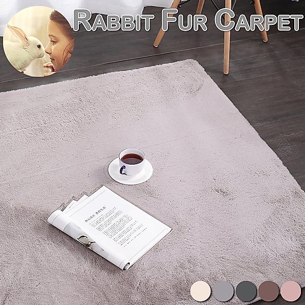 BTTO TEPP Hochflor-Teppich Fellteppich,Kunstfell,Weich,Hochflor Shaggy Tepp günstig online kaufen