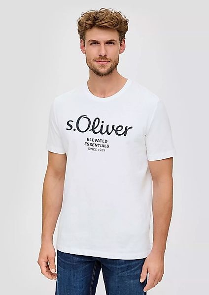 s.Oliver T-Shirt Basic aus reiner Baumwolle, günstig online kaufen