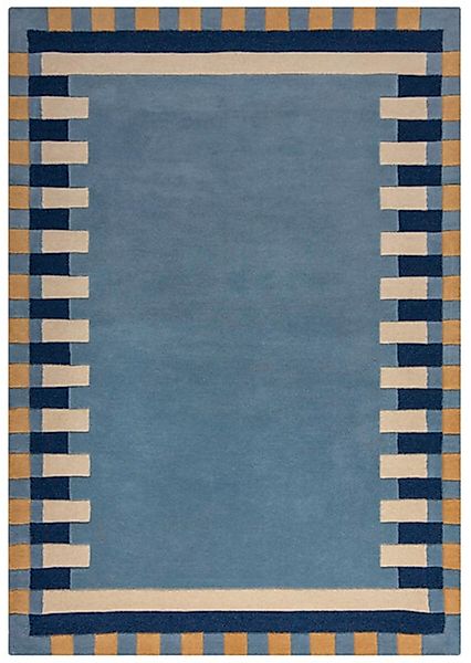 FLAIR RUGS Wollteppich »Kai Wool Border« rechteckig 10 mm Höhe Kai Wool Bor günstig online kaufen