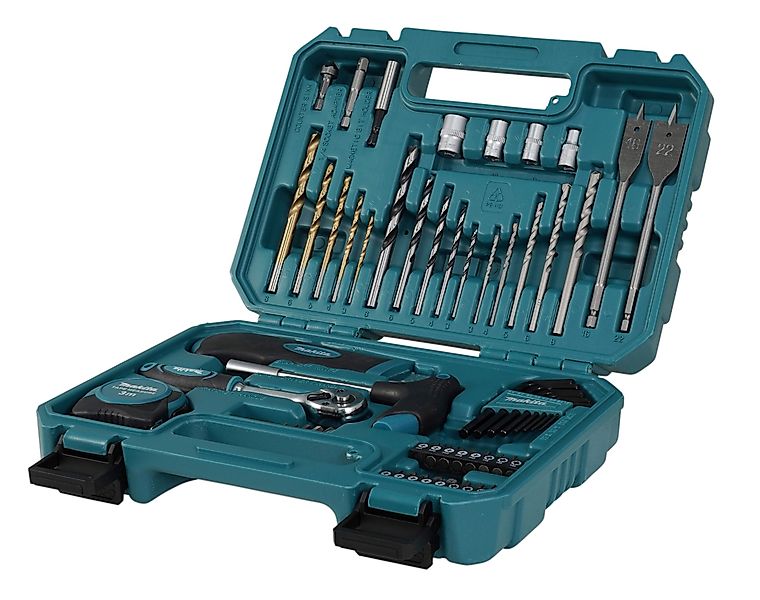 Makita Werkzeugset »E-15095«, 60-tlg., inkl. Aufbewahrungskoffer günstig online kaufen