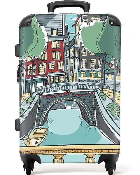 NoBoringSuitcases.com© Hartschalen-Trolley Graben - Amsterdam - günstig online kaufen