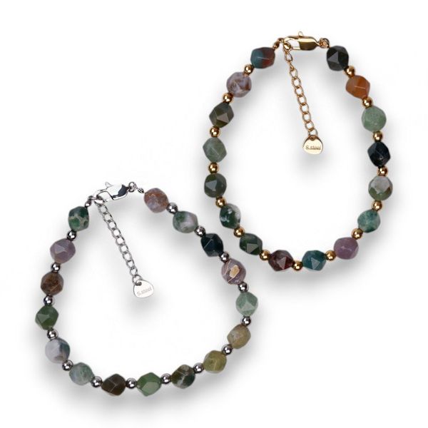 SHELAGO Perlenarmband mit Achat Perlen & günstig online kaufen