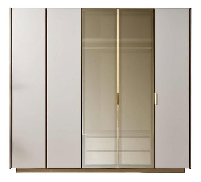 JVmoebel Kleiderschrank Beige Kleiderschrank Schrank Ankleideschrank Garder günstig online kaufen