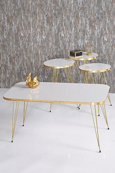 en.casa Couchtisch (4-St., 1 Couchtisch und 3 Satztische), 4-teiliges Set, günstig online kaufen