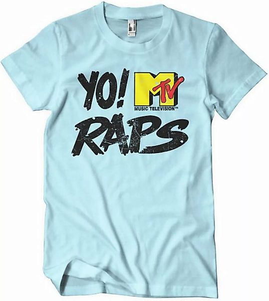 YO! RAPS MTV T-Shirt Distressed Logo T-Shirt günstig online kaufen