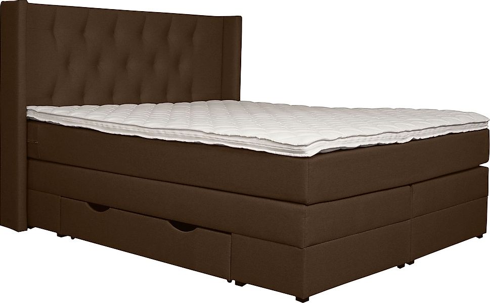 Places of Style Boxspringbett »Elegance«, mit schöner Knopfheftung, in den günstig online kaufen