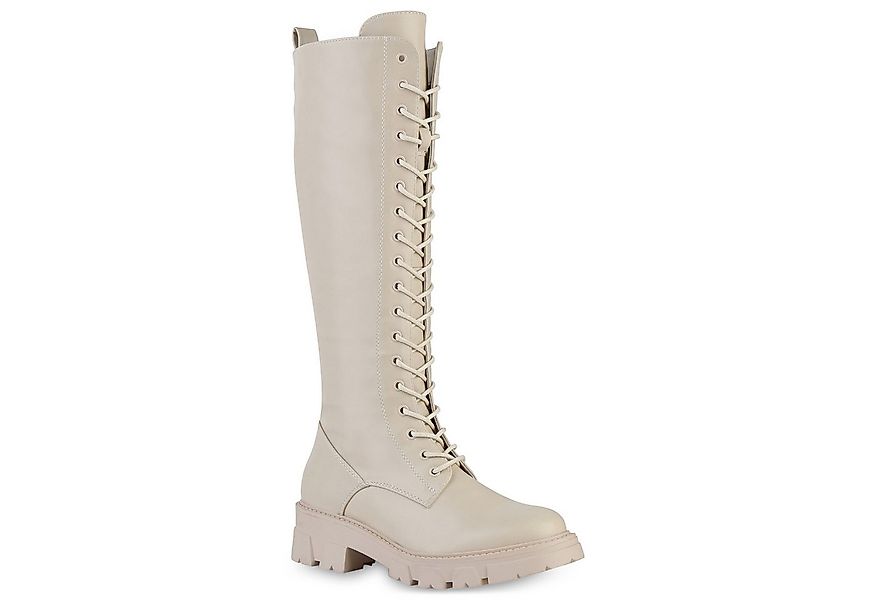 VAN HILL 840594 Schnürstiefel Damen Schnürstiefel Stiefel Plateau Vorne Pro günstig online kaufen