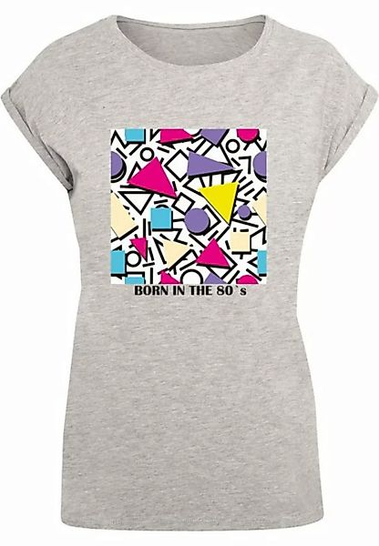 MisterTee T-Shirt MisterTee Damen Ladies Geometric Retro Extended Shoulder günstig online kaufen