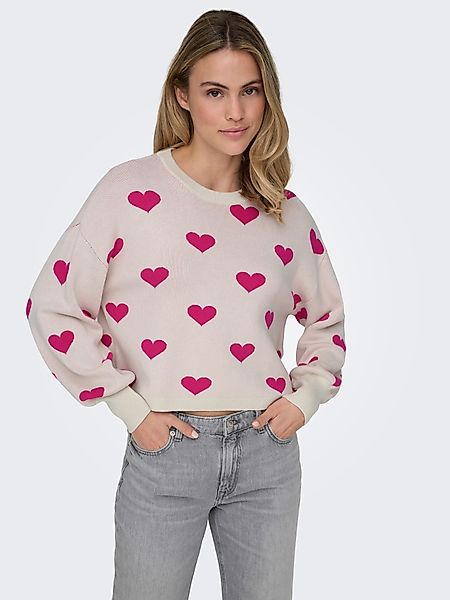 ONLY Strickpullover ONLMONTANA LS JQ O-NECK günstig online kaufen