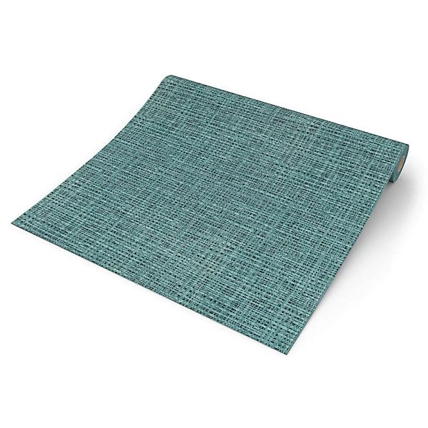Rasch Vliestapete Textiloptik blau B/L: ca. 53x1005 cm günstig online kaufen