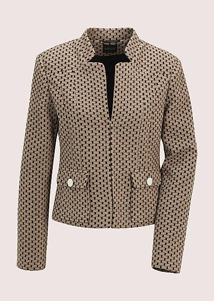 MADELEINE Jackenblazer "Jacquardblazer Stilvoller Kurzblazer mit grafischem günstig online kaufen