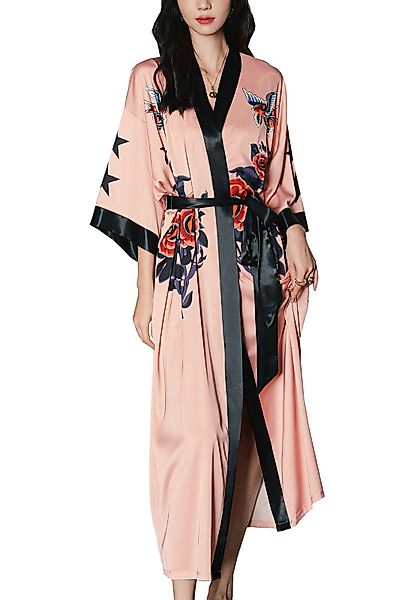 Vivi Idee Morgenmantel Bademantel Schlafmantel kimono günstig online kaufen