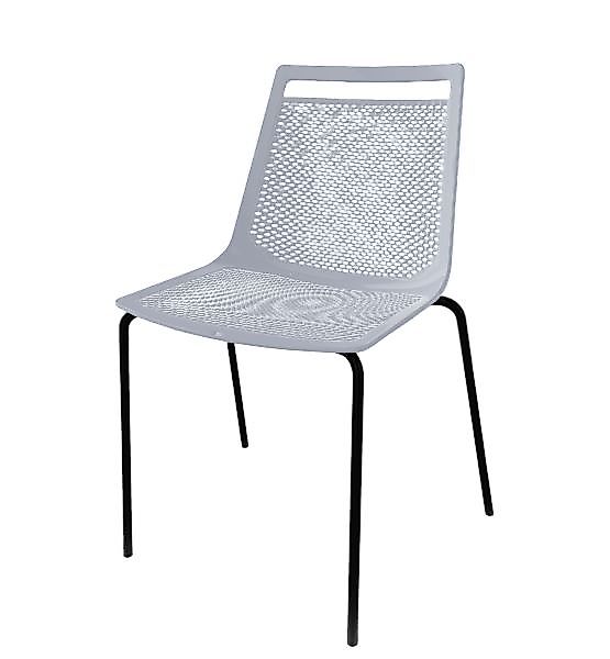 Ergonomischer Beratungstuhl Akami NA Perlgrau, Schwarz günstig online kaufen
