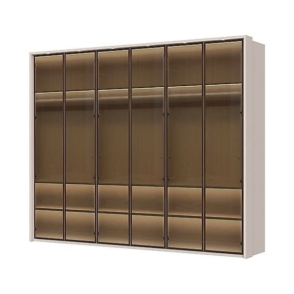 OTTO home Drehtürenschrank "Opera Parsol-Glastüren, LED-Glasbodenbeleuchtun günstig online kaufen