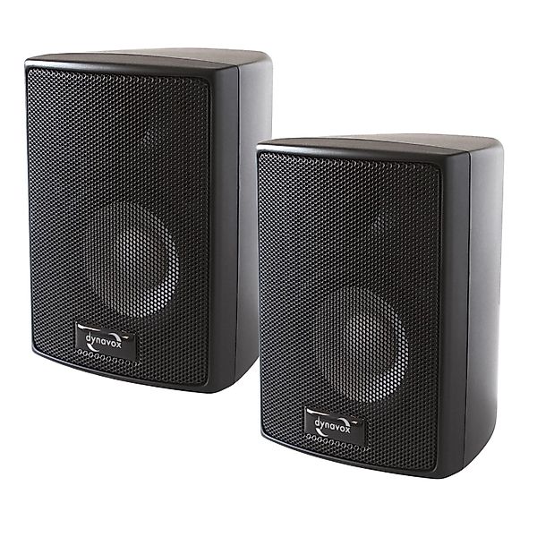 Dynavox AS-301 Miniboxen Lautsprecher Schwarz Paarpreis günstig online kaufen